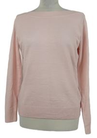 Dámský světlerůžový svetr F&F