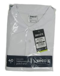 Nové - Pánské bílé polo tričko Zeco