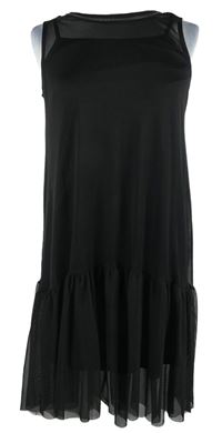 Dámské černé tylové šaty Primark 