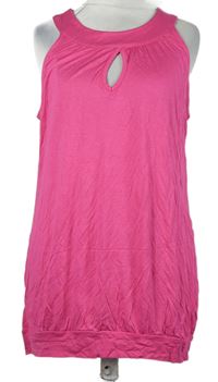 Dámská tmavorůžová tunika s průstřihem Next