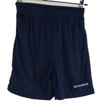 Pánské tmavomodré sportovní funkční kraťasy s logem Stanno 