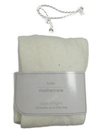 Bílé punčoháče Mothercare