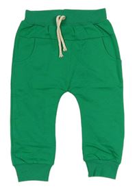 Zelené baggy tepláky 