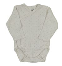 Smetanové puntíkované zavinovací body H&M