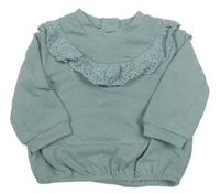 Světlemodrá mikina s volánkem TU