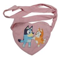 Světlerůžová bavlněná kabelka s Bluey