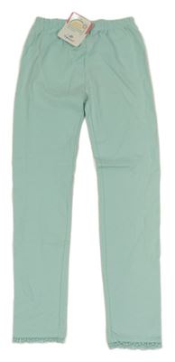 Nové - pomněnkové legíny s krajkou Topolino