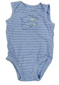 Světlemodré pruhované body Carter's