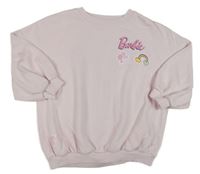 Světlerůžová mikina s Barbie 