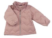 Růžová prošívaná šusťáková zimní bunda name it.