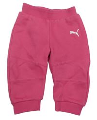 Malinové tepláky s logem Puma