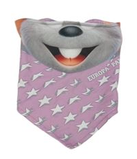 Světlerůžový nákrčník s čumákem a hvězdami 