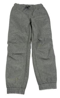 Šedé melírované softshellové kalhoty Kiki&Koko