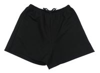 Černé sportovní kraťasy Shein