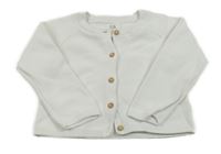 Bílý propínací svetr C&A