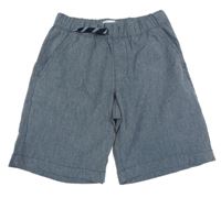 Modrošedé melírované lehké kraťasy Old Navy