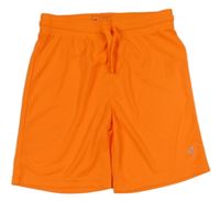 Neonově oranžové sportovní kraťasy Primark