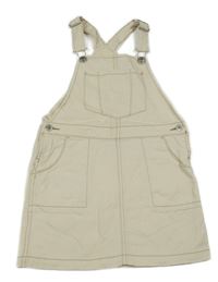 Smetanové riflové laclové šaty H&M