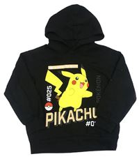 Černá mikina s Pikachu a kapucí H&M