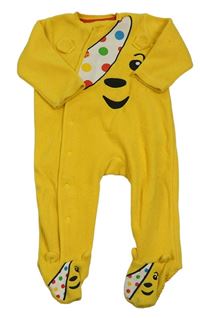 Žlutý fleecový overal - Pudsey George