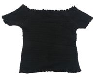 Černé žabičkové tričko Primark