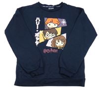 Tmavomodrá mikina Harry Potter Primark