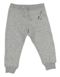 Šedé melírované tepláky s jednorožcem Primark