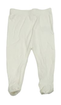 Bílé vzorované polodupky 