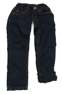 Tmavomodré podšité slim rifle C&A