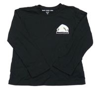 Černé triko s obrázkem Pocopiano 