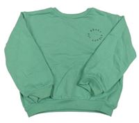 Světlezelená mikina s nápisem M&S