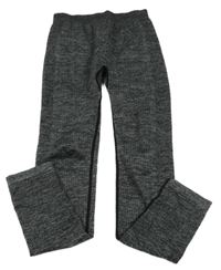 Šedo-černé melírované sportovní legíny Yigga