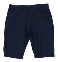 Tmavomodré sportovní elastaické kraťasy Pocopiano