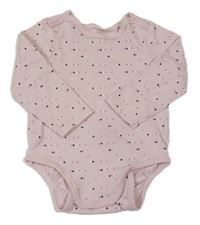 Světlerůžové puntíkaté body Topomini