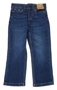 Nové - Tmavomodré regular fit rifle Dunnes