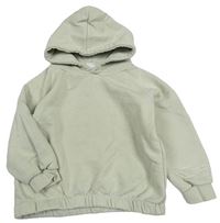 Béžová oversize mikina s kapucí ZARA