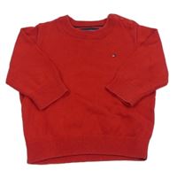Červený svetr TOMMY HILFIGER