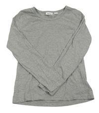 Šedé melírované triko bpc