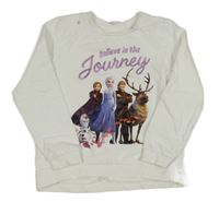 Bílá mikina s Frozen H&M