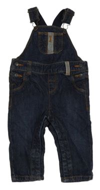 Tmavomodré riflové laclové kalhoty KIABI