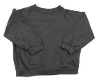 Černošedá oversize mikina se srdíčkem F&F