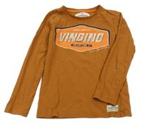 Hnědé triko s logem VINGINO
