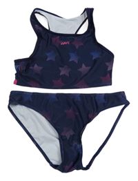 Tmavomodré tankini s hvězdičkami YIGGA