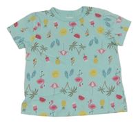 Mátové tričko s obrázky Topomini