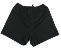 Černé vzorované kraťasy s mašlí SHEIN