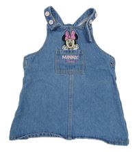 Modré riflové šaty s Minnie a kapsou PRIMARK
