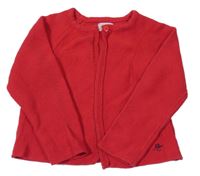 Červený propínací svetr Mothercare