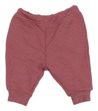 Vínové prošívané tepláky Impidimpi