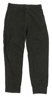 Tmavošedé melírované tepláky Nutmeg