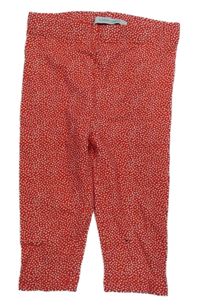 Červené puntíkaté legíny Obaibi